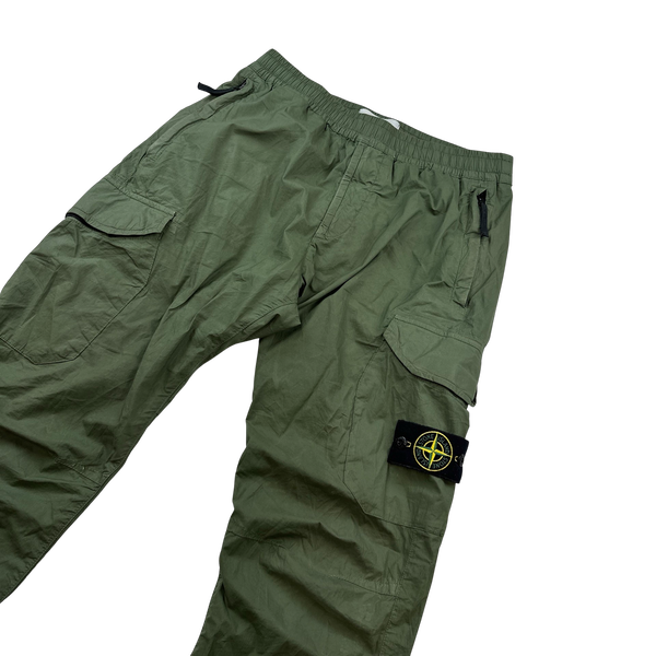 Stone Island 2020 RE T Green Cargo Trousers - 30"