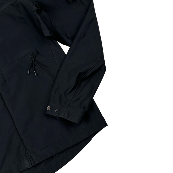 Stone Island Black Nylon Cotton 3L Ghost Piece Jacket - Medium