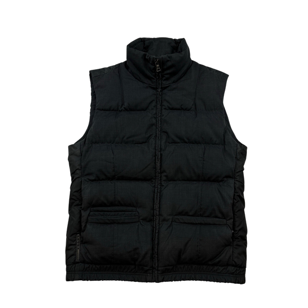 Prada Black Label Monochrome Puffer Gilet - Medium