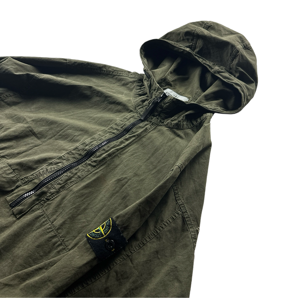 ＜STONE ＞23ss OVERSHIRT カーキ STONE ＞23ss OVERSHIRT カーキ Stone Island Khaki Green