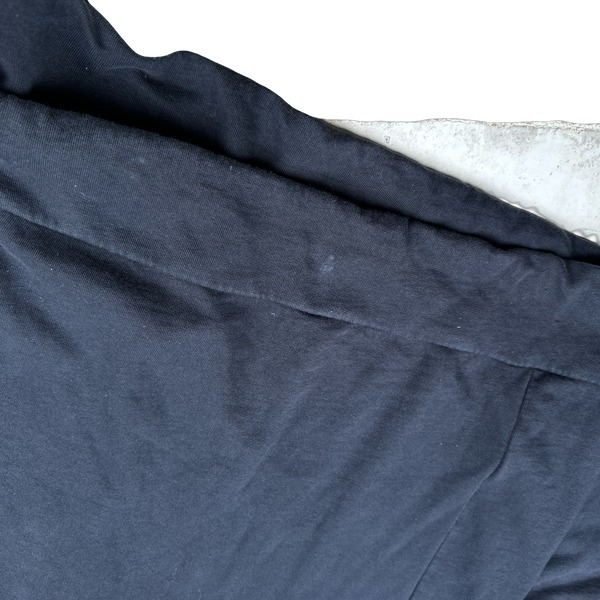 CP Company Navy Spellout Pullover Goggle Hoodie - XL