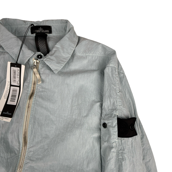 Stone Island Shadow Project 2020 Blue Colour Block Cotton Pocket Zipped Jacket - XL