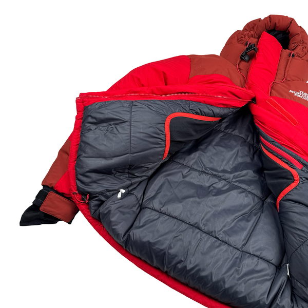 North Face Red Summit Series UIAA Hyvent Alpha Down Hooded Puffer Jacket - Medium