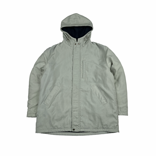 CP Company 1995 Thick Nylon Formula Steel Vintage Fleece Lined Hooded Jacket - XL