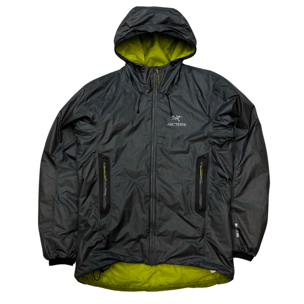 Arcteryx Grey Windstopper Waterproof Shell Jacket Small Mat s Island