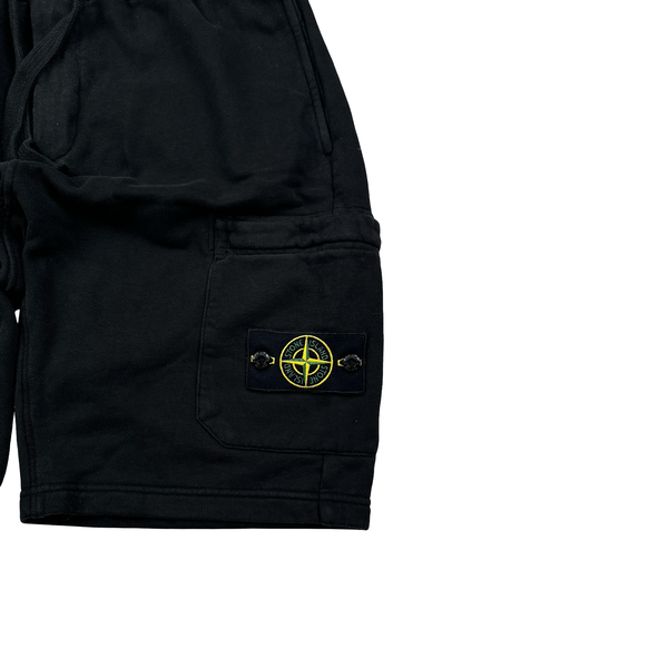 Stone Island 2022 Black Cotton Shorts - Medium