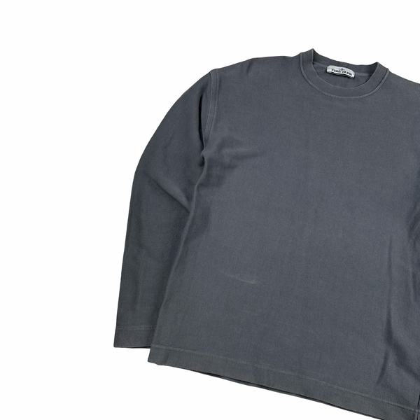 Stone Island 2017 Grey Pullover Crewneck Sweatshirt - Small
