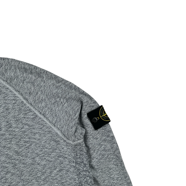 Stone Island 2017 Grey Marl Cotton Lightweight Knit - XL