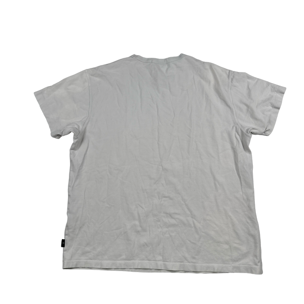 Stone Island White Stellina Compass Cotton T-Shirt - 3XL