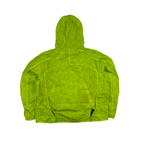 Stone Island Shadow Project 2022 Green Waffle Print Econyl Nylon Metal Jacket - Medium