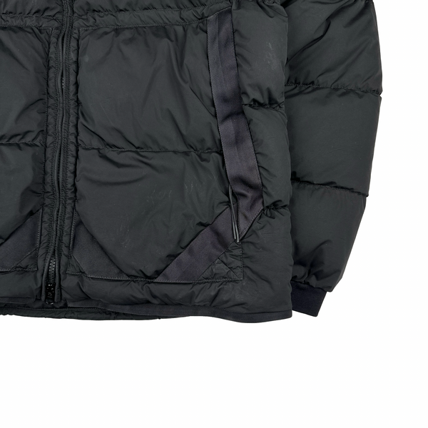 CP Company Black Nycra R Lens View Puffer Jacket - Medium
