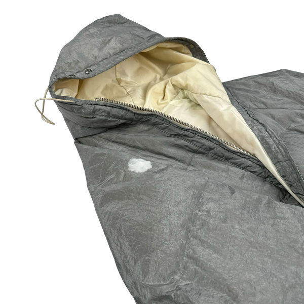 Stone Island AW2000 Hooded Silver Pure Metal Shell - Large