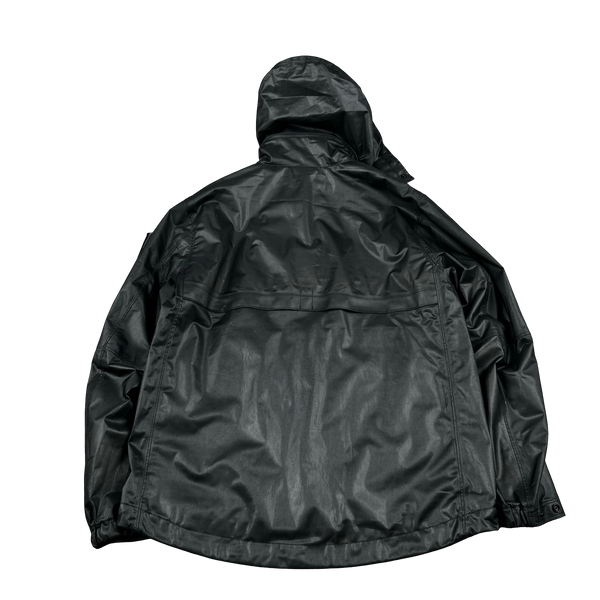 Stone Island 2024 Metallic Run Proof Nylon Mesh Hooded Jacket - Small