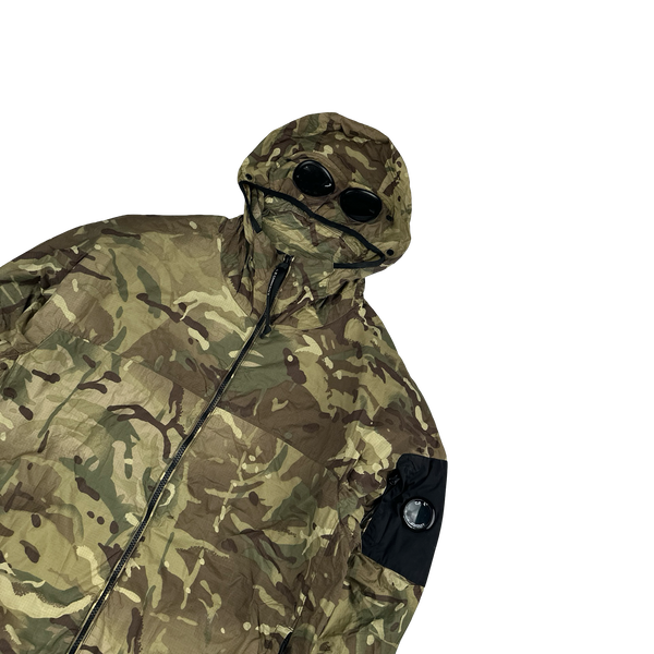 CP Company Re Print Camo Goggle Hooded Jacket - XL