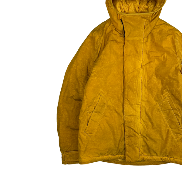 CP Company Orange Nycra Re-Colour Goggle Hooded Jacket - Large