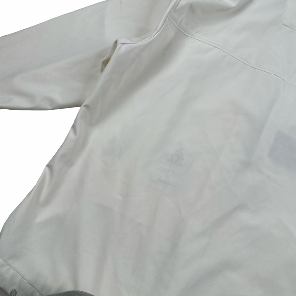 CP Company White Shell R Goggle Jacket - Large