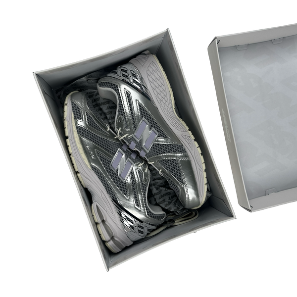 New Balance x The Basement 1906 'Day Chrome' Silver Trainers - UK 10