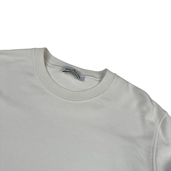 Stone Island 2021 White Crewneck Pullover Jumper - XL