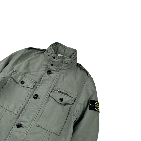 Stone Island 2014 Grey David TC Quilted Jacket - Medium