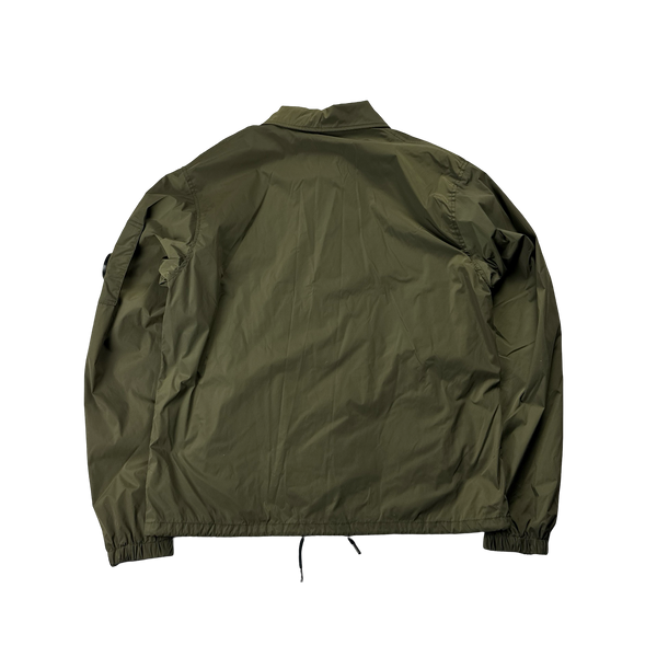 CP Company Khaki Nylon #EyesOnTheCity Coach Jacket - Large