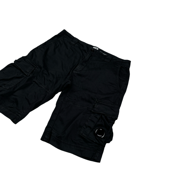 CP Company Black Cargo Shorts - 36"