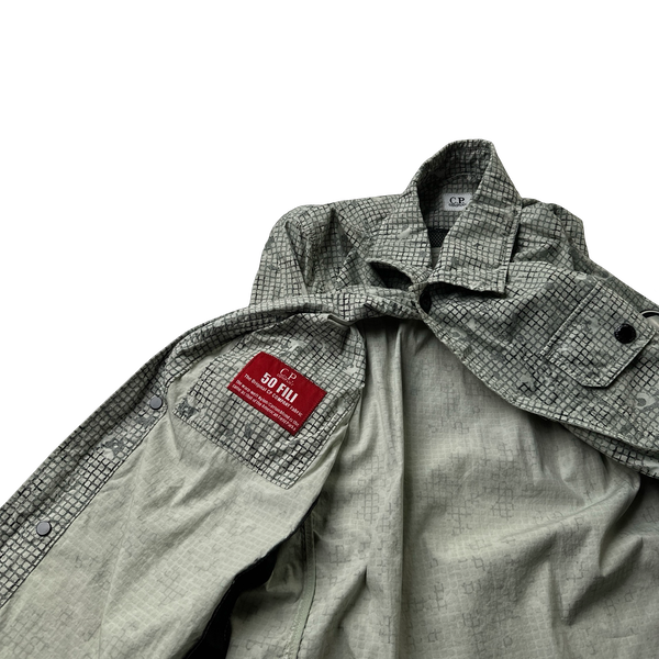 CP Company 50 Fili Grey Digital Camo Overshirt - Small