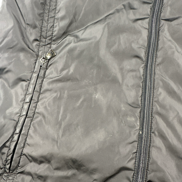 Prada Black Red Tab Packable Bag Nylon Windbreaker Jacket - Large