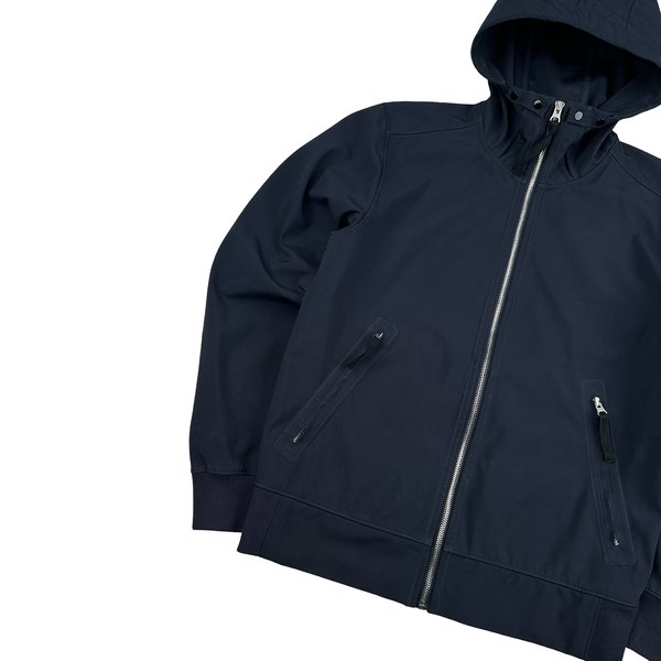 Stone Island 2018 Navy Light Soft Shell R Jacket - Small