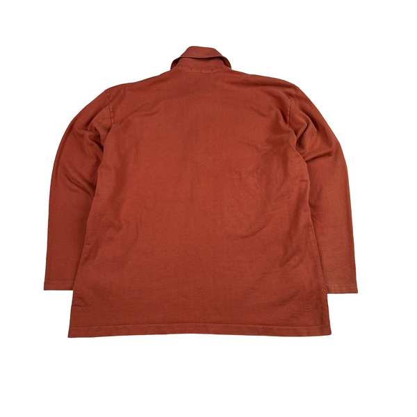 Stone Island Marina Vintage Quarter Zip Cotton Jumper - Medium