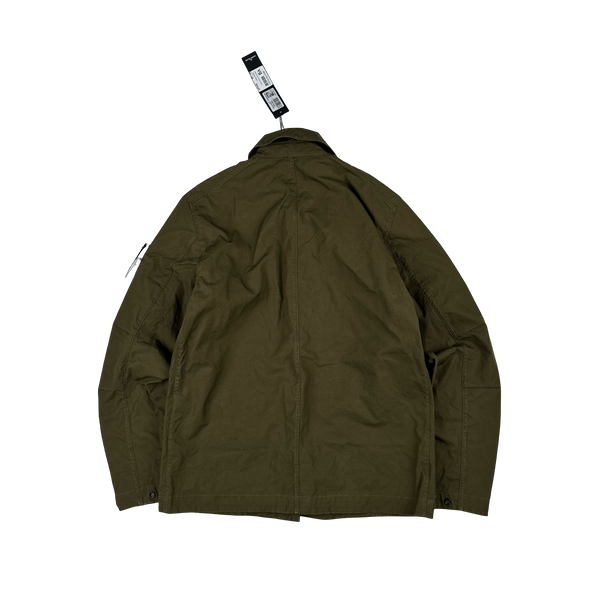 Stone Island 2023 Khaki O-Ventile Ghost Jacket - Small