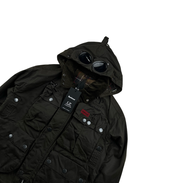 CP Company x Barbour Multi Pocket 500 Mille Waxed Jacket - XS