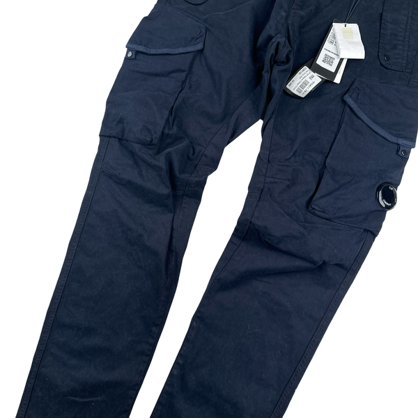 CP Company Navy Ergonomic Fit Cargo Trousers - Medium