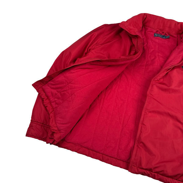 Ralph Lauren Red Harrington Quilted Bomber Jacket - XXL
