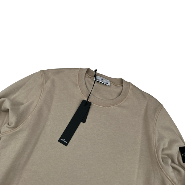 Stone Island 2023 Mocha Crewneck Sweatshirt - Large