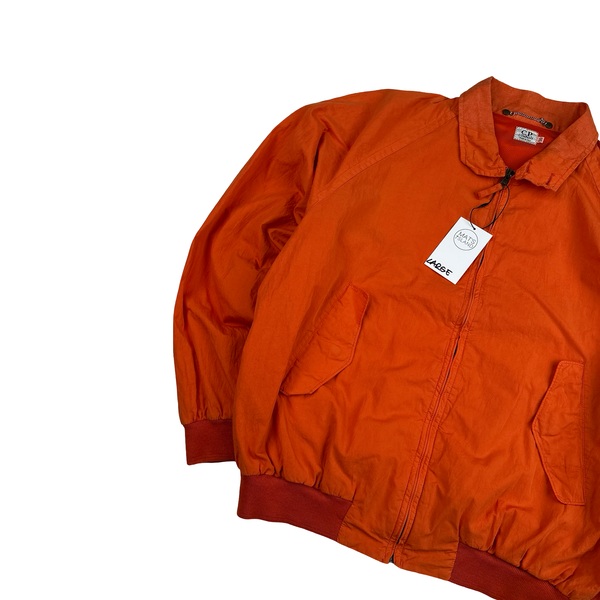 CP Company 1995 Orange Vintage Cotton HarringtonJacket - Large
