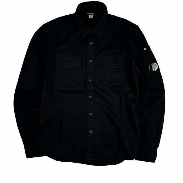 CP Company Black Lens View Button Up Overshirt - XS