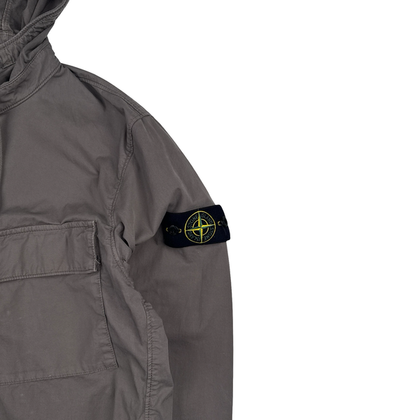 Stone Island 2024 Brown Supima Cotton Twill Stretch TC Jacket - Large