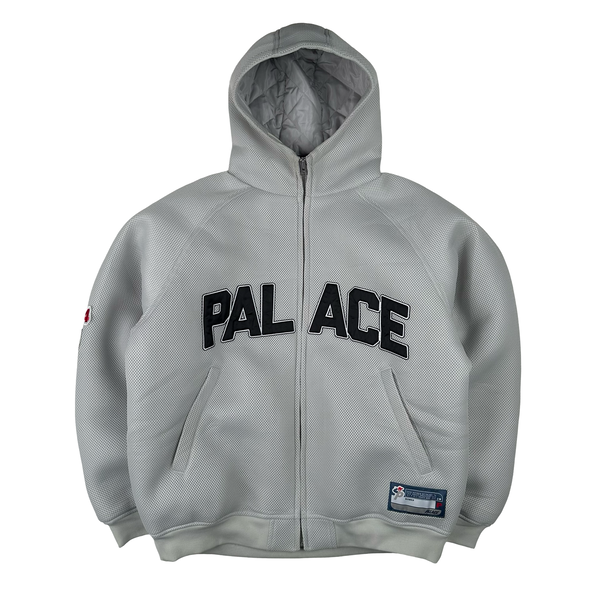 Palace Arctic Grey Mesher Fleece Jacket - Large