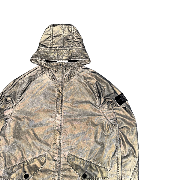 Stone Island 2020 Dust Colour Plated Reflective Jacket - Small