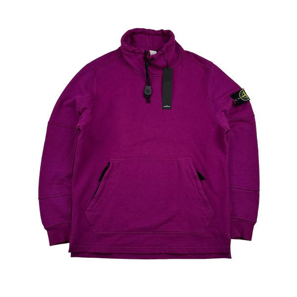 Stone Island 2018 Purple Pullover Jumper - Medium