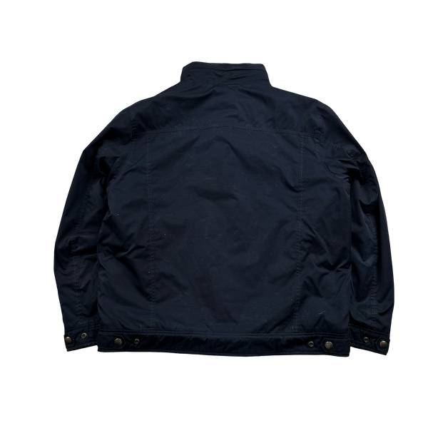 Ralph Lauren Navy Fleece Lined Water Resistant Jacket - Large