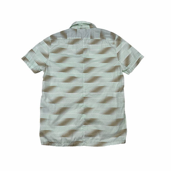 Stone Island 2016 Shadow Project Patterned Shortsleeve Buttoned Shirt - Small