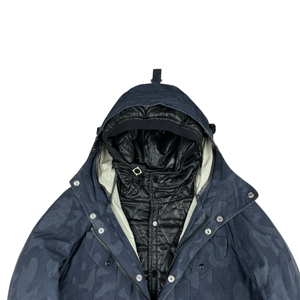 Ma Strum Navy Camo Multi Pocket Lined Jacket - Medium – Mat's Island