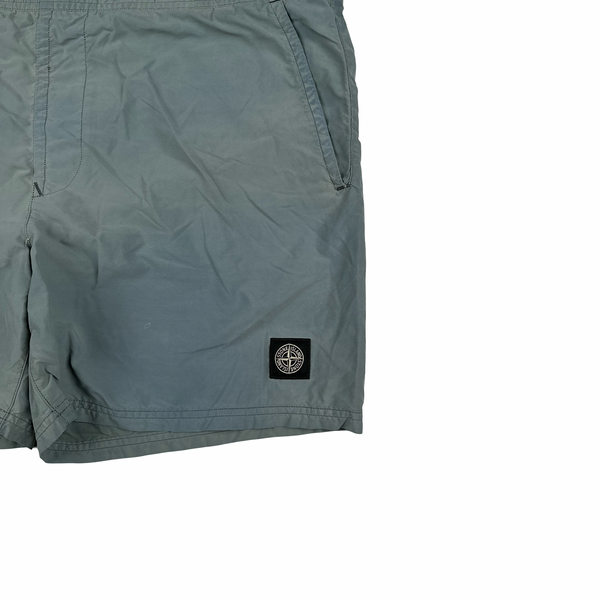 Stone Island 2017 Blue Patch Swim Shorts - XL