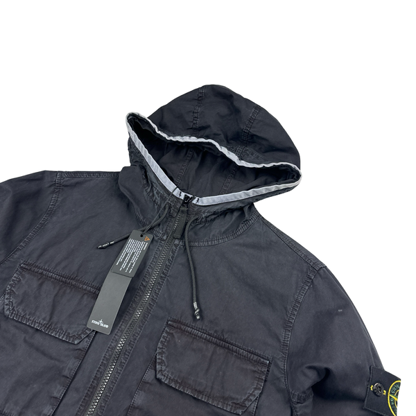 Stone Island 2022 Supima Cotton Hooded Overshirt - Small – Mat's