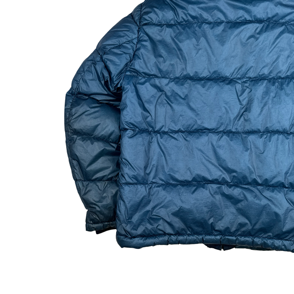 Stone Island Blue Garment Dyed Puffer Jacket - XL