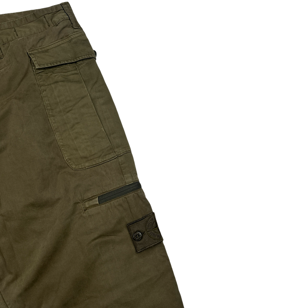 Stone Island 2017 RE T Khaki Ghost Cargo Trousers - 34"