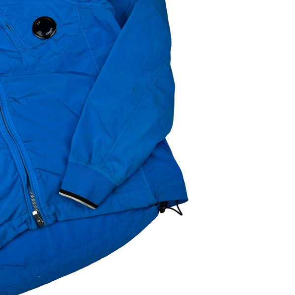 CP Company Blue Nycra Hooded Jacket - Medium