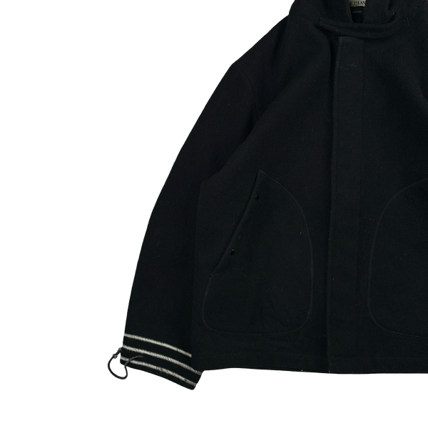 Stone Island 2004 Vintage Heavyweight Lana Wool Zipped Jacket - XL