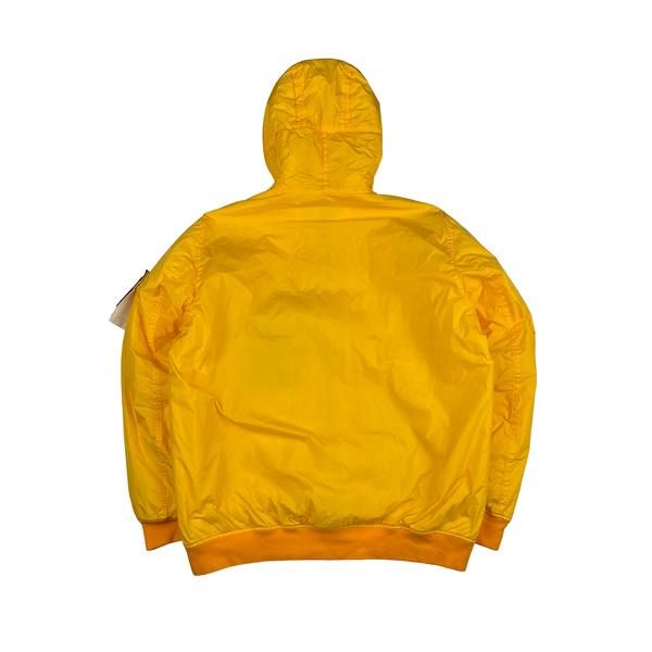 Stone Island 2022 Yellow Crinkle Primaloft Lined Jacket - XXL